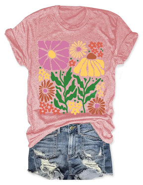 Retro Flowers T-Shirt