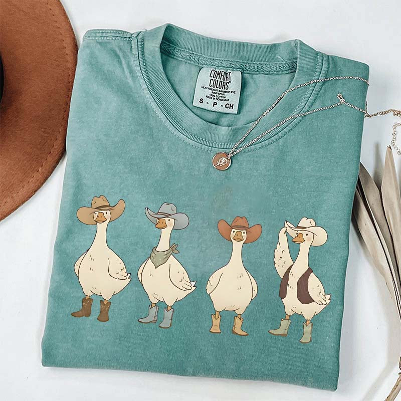 Western Goose Cowboy T-Shirt