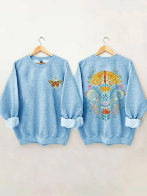 Celestial Moth Butterfly Sweatshirt