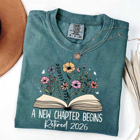 A New Chapters Begin Flowers T-Shirt