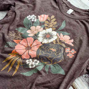 Flower Bouquet Floral Tri-Blend T-Shirt