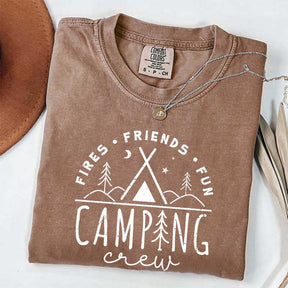 Fires Friends Fun Camping T-Shirt