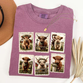 Comfort Colors Highland Cow T-Shirt