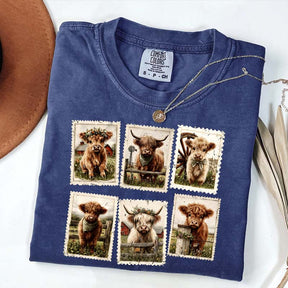 Comfort Colors Highland Cow T-Shirt