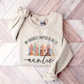 Personalized Auntie Book Sweatshirt
