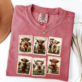 Comfort Colors Highland Cow T-Shirt