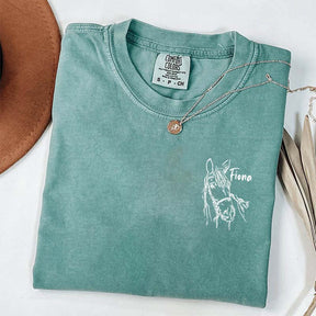 Custom Horse Equestrian Name T-Shirt