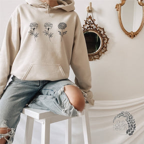 Women's floral Hoodie