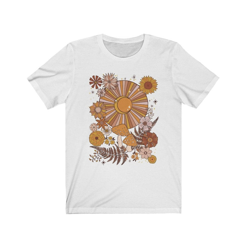 Bohemian Retro Sun Moon Stars Shirt