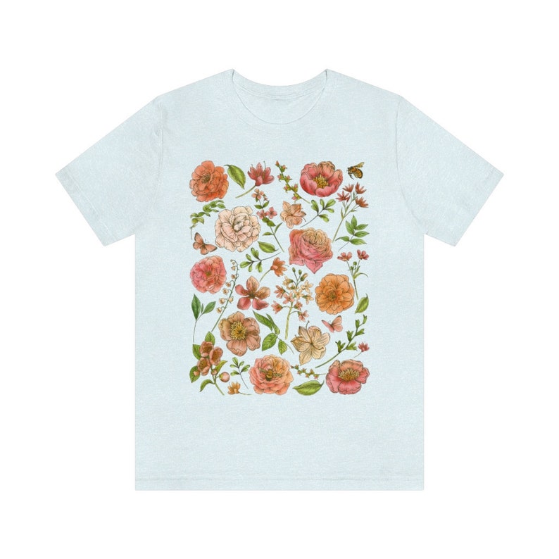 Floral Cottagecore Shirt Vintage Wildflower Tee