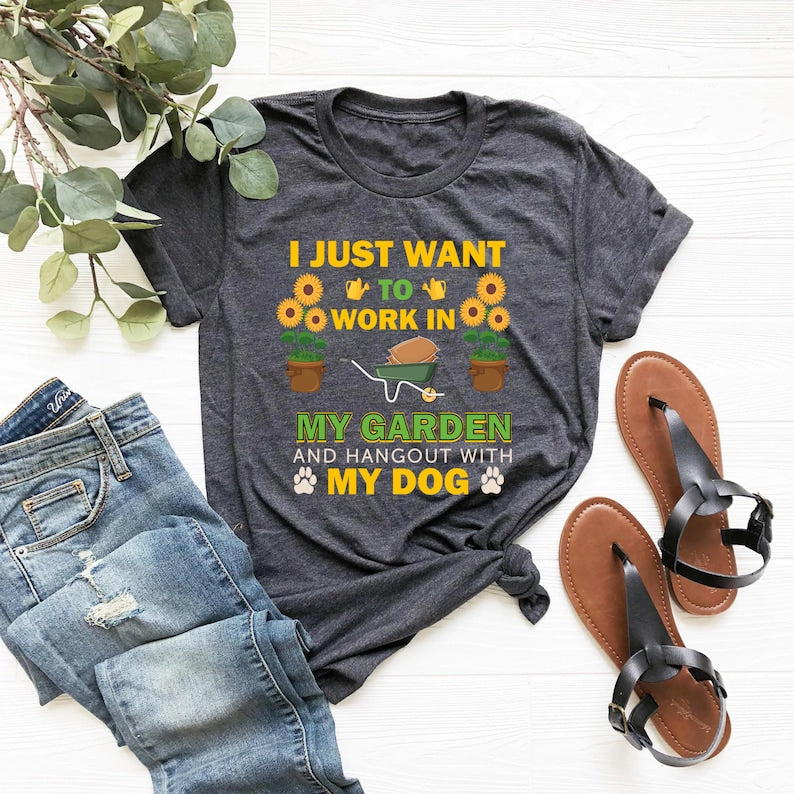 Gardening T-Shirt Funny Plant Shirt Plant Lover Tee