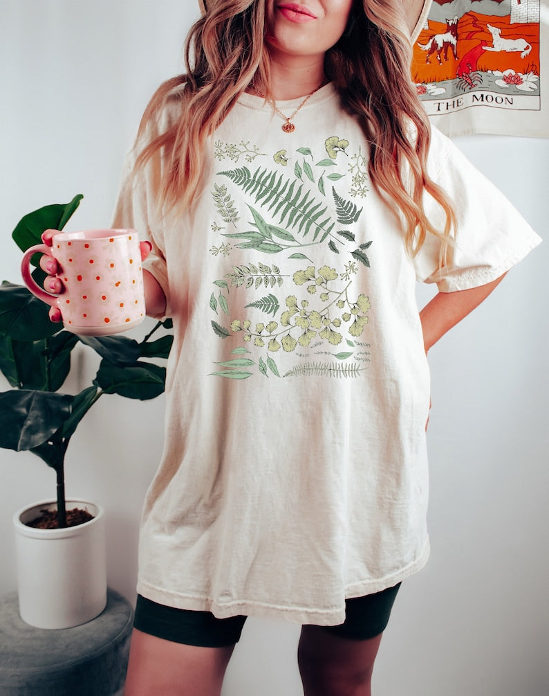 Comfort Colors Botanical Shirt Wildflowers Shirt