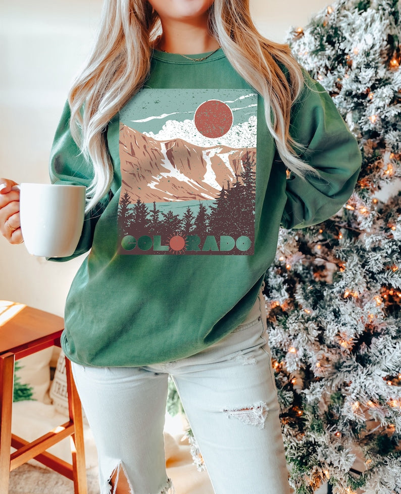 Colorado Sweatshirt Nature Lover Sweater