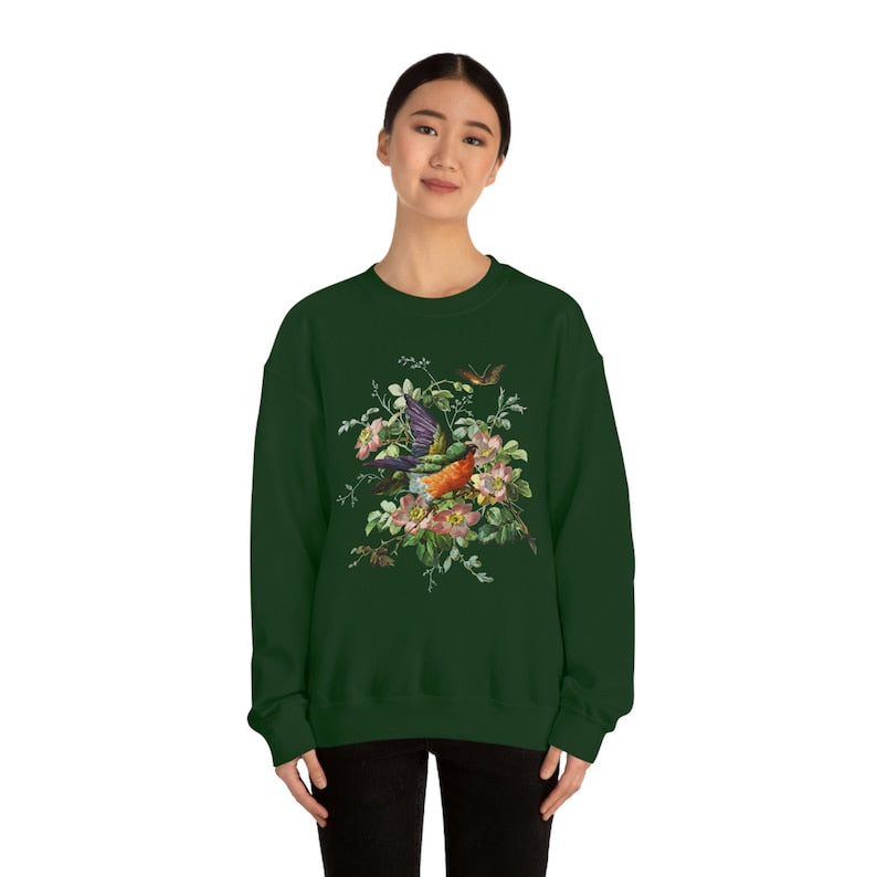 Vintage Floral Aesthetic Sweatshirt