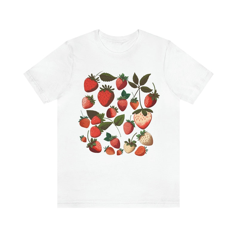 Strawberry Shirt Botanical Shirt