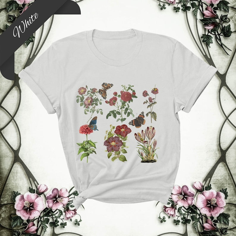 Boho Wildflowers Shirt Floral Nature Lover Shirt