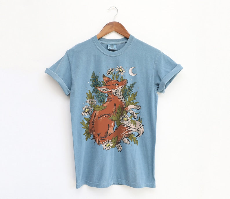 Forestcore Fox Comfort Colors Unisex T-shirt