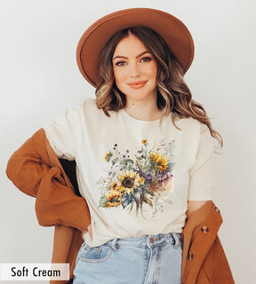 Sunflower Shirt Floral Tee Shirt