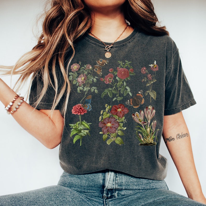 Boho Wildflowers Shirt Floral Nature Lover Shirt