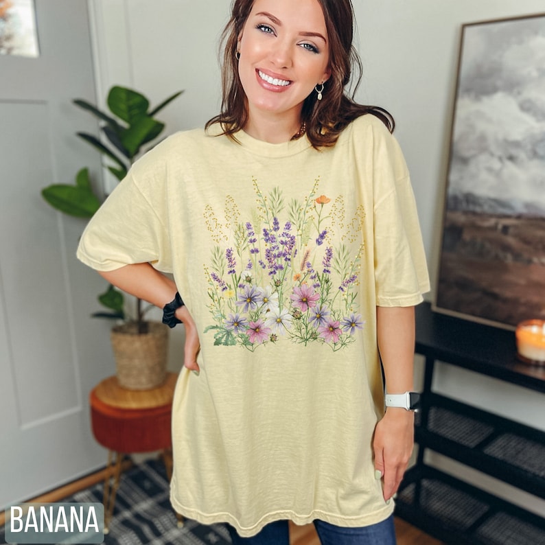 Boho Wildflower Shirt Floral Nature Lover Shirt