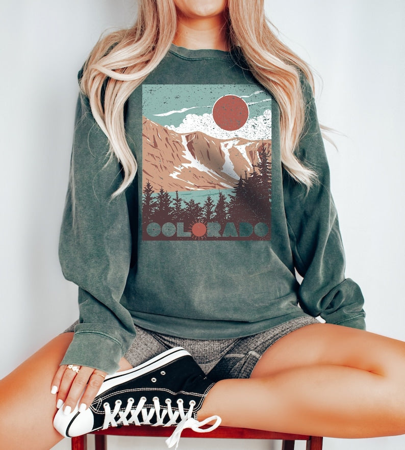 Colorado Sweatshirt Nature Lover Sweater