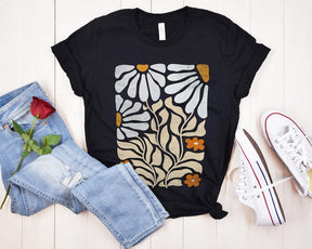 Boho Wildflowers Graphic T-shirt