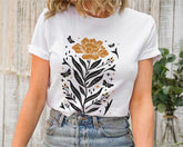 Boho Wildflowers Tshirt Boho Flowers Shirt