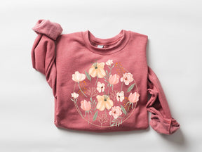 Women's Wildflower Sweatshirt Floral Lovers Gift