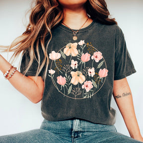 Comfort Colors Wildflower Tshirt Flower Shirt