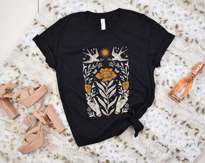 Boho Wildflowers Shirt Flowers Lover Tshirt