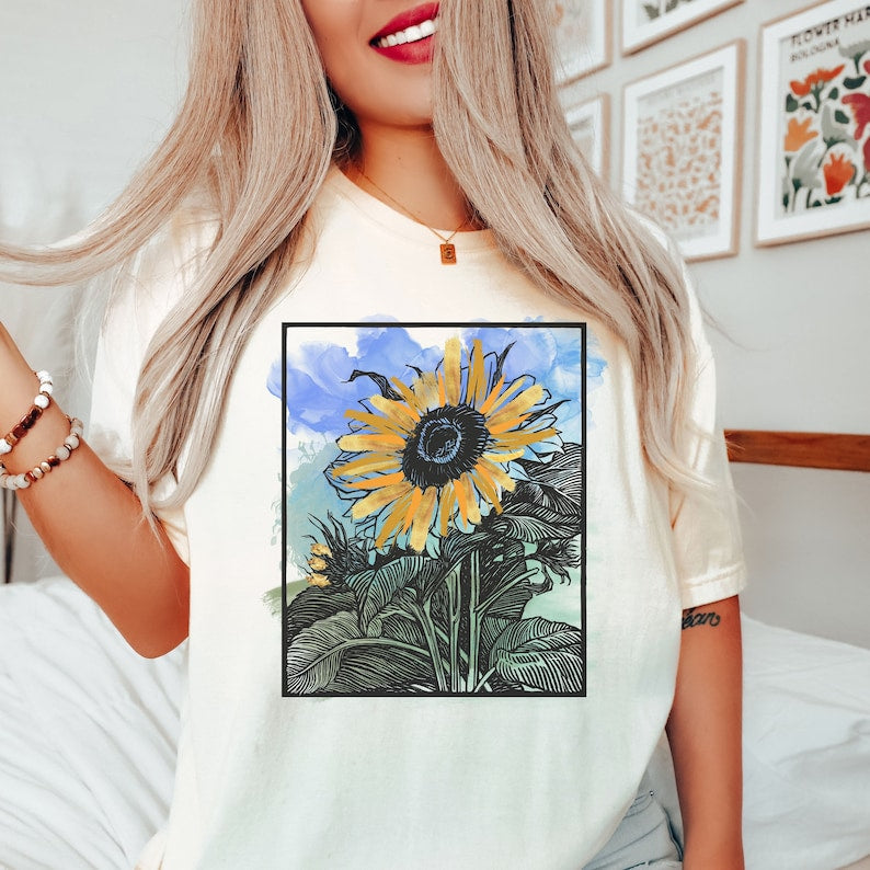 Sunflower Shirt Wildflowers Nature T Shirt