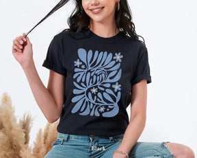 Boho Wildflowers Tshirt Floral Nature Shirt