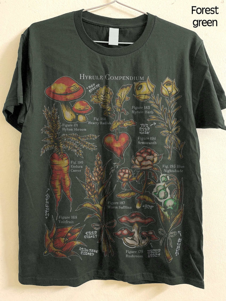 Hyrule Flora Shirt Breath Of The Wild Hylia Plant Lover Shirt