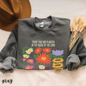 Flower Sweatshirt Gift For Plant Lover