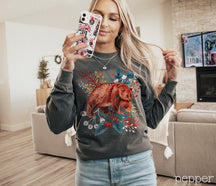 Comfort Colors Folk Art Cottagecore Sweatshirt Plant Lover Gift