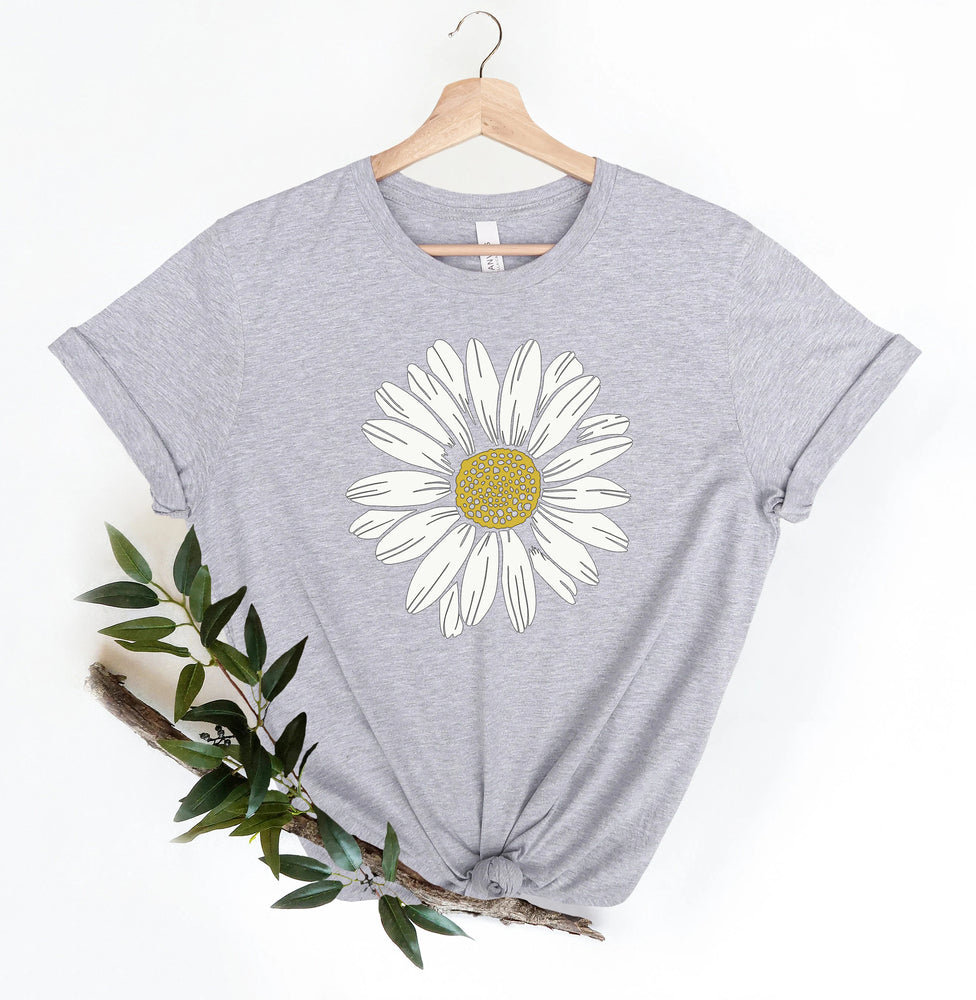 Boho Daisy Wildflower Crew Neck Comfort Shirt