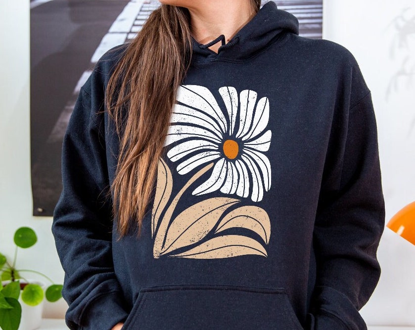 Bohemian Wildflower Flowers Hoodie