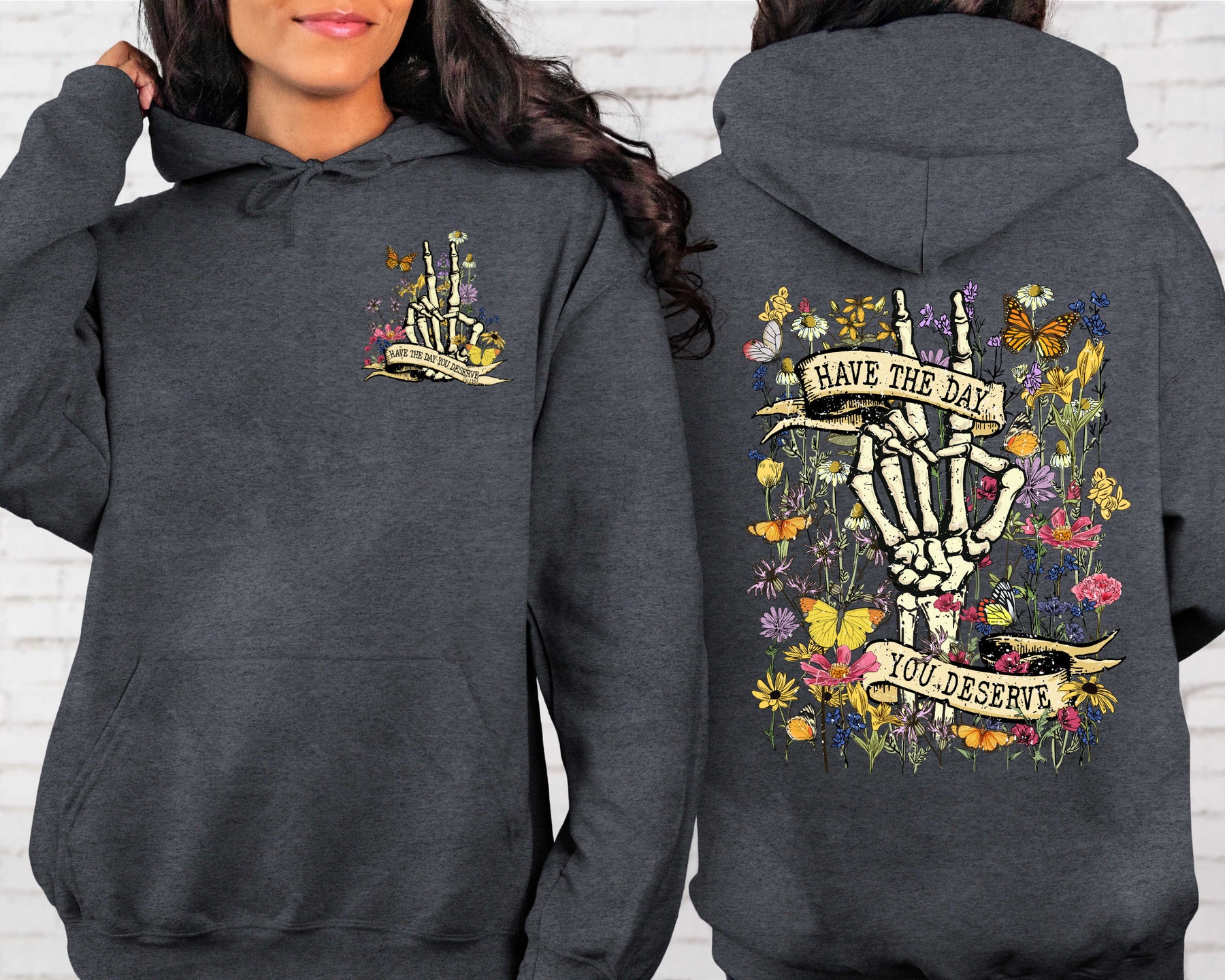 Own the Day You Deserve Athletic Hoodie