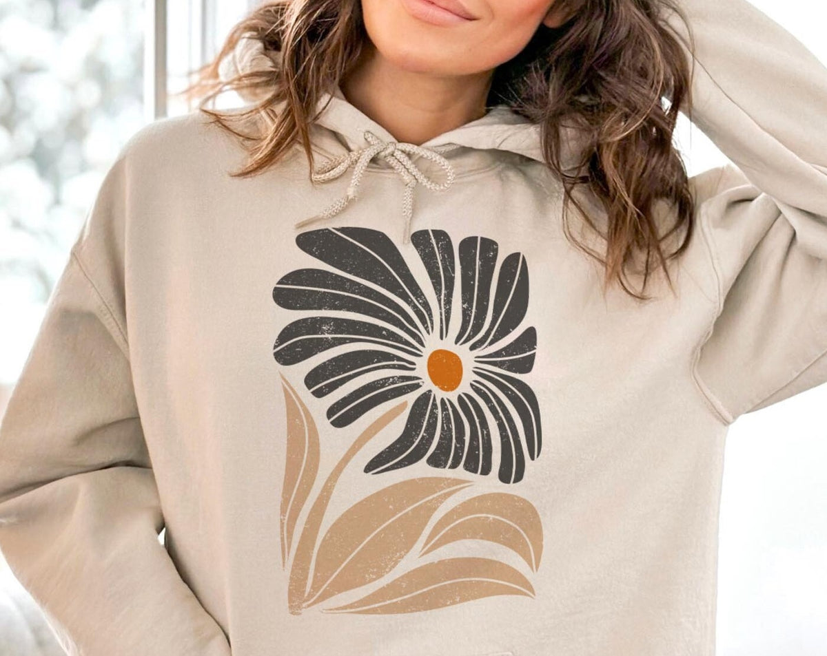 Bohemian Wildflower Flowers Hoodie