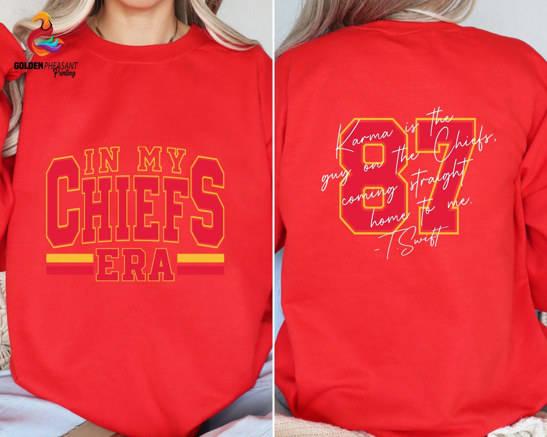 In My Chiefs Era£¬Karma 87 Football Sweatshirt