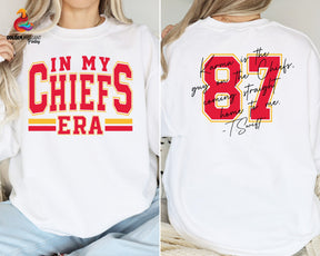 In My Chiefs Era£¬Karma 87 Football Sweatshirt