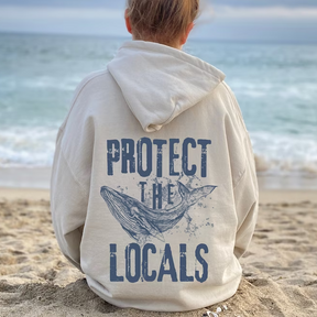 Protect The Local Whales Ocean Hoodie