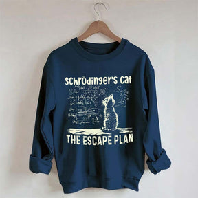 Funny Physics Science Cat Sweatshirt