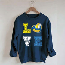 Heart I Love Volleyball Sweatshirt