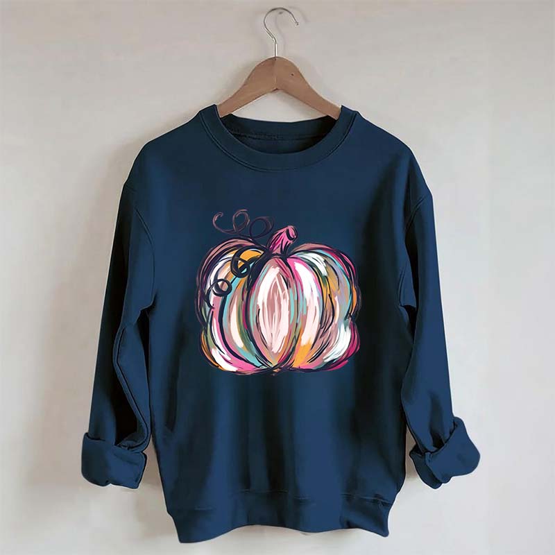 Watercolor Pumpkin Sweatshirt