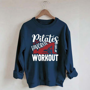Pilates Workout Statement Sweatshirt