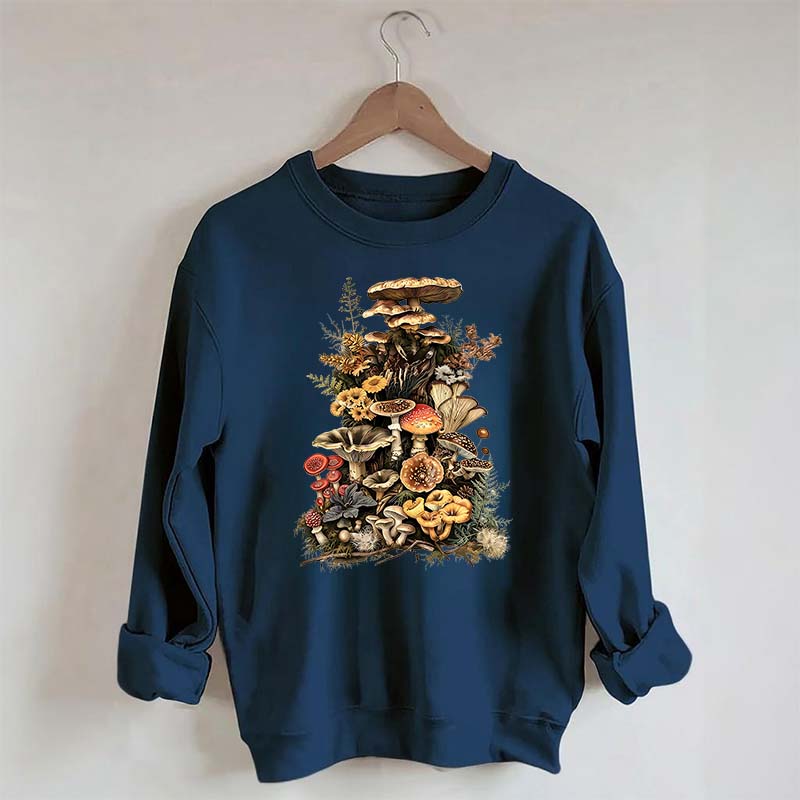 Retro Goblincore Mushroom Dark Cottagecore Sweatshirt