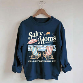 Salty Moms Beach Club Sweatshirt