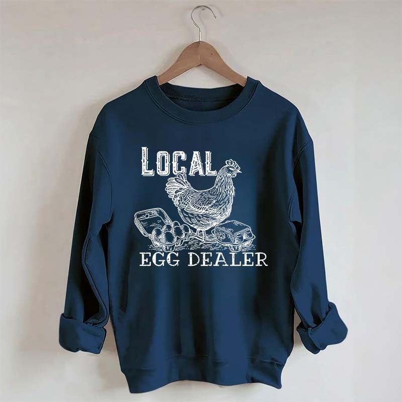 Happy Easter Retro Chicken Farmer Gifts Sweatshirt