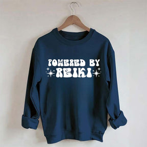 Powered By Reiki Yoga Sweatshirt